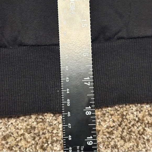 Adidas Junior’s Medium Black Hoodie with Multicolor Logo - Picture 9 of 12